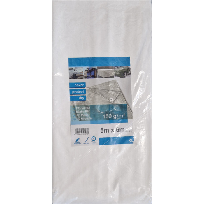 BACHE BLANCHE MULTI-TARP 150 DE 5M X 6M BACHE BLANCHE MULTI-TARP 150 DE 5M X 6M