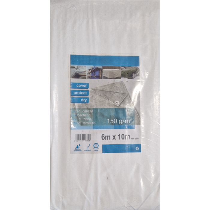 BACHE BLANCHE MULTI-TARP 150 DE 6M X 10M BACHE BLANCHE MULTI-TARP 150 DE 6M X 10M