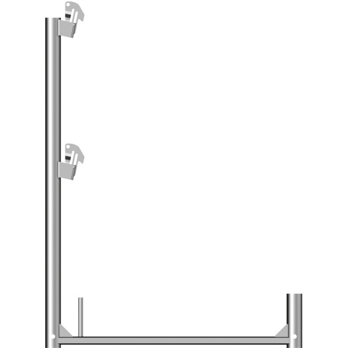 BL SUPPORT GARDE CORPS ALU "L" 1.00 m x 0.73 m LAYHER BL SUPPORT GARDE CORPS ALU "L" 1.00 m x 0.73 m LAYHER