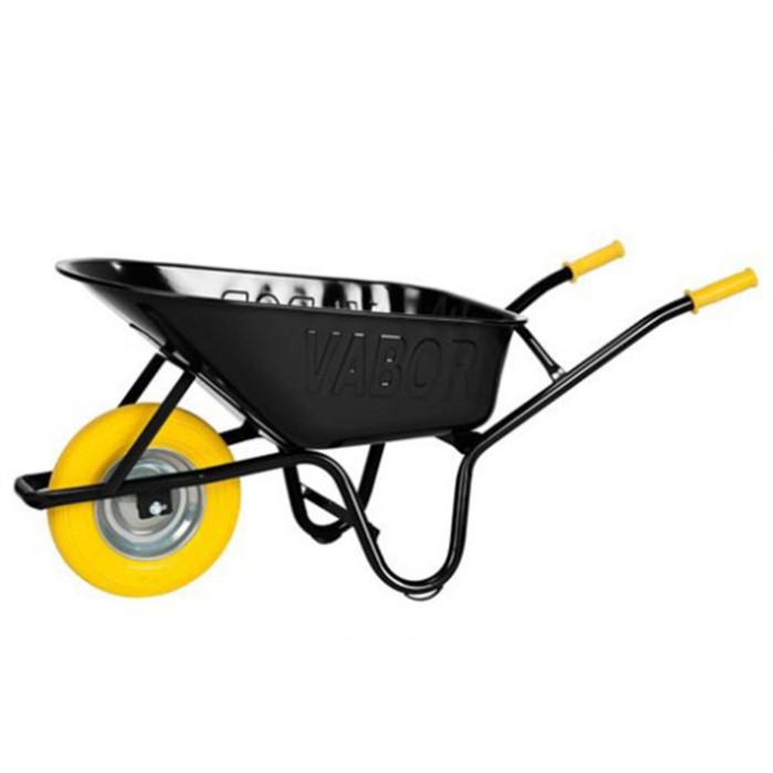 Brouette renforcée 90 litres noir avec roue increvable Brouette renforcée 90 litres noir avec roue increvable