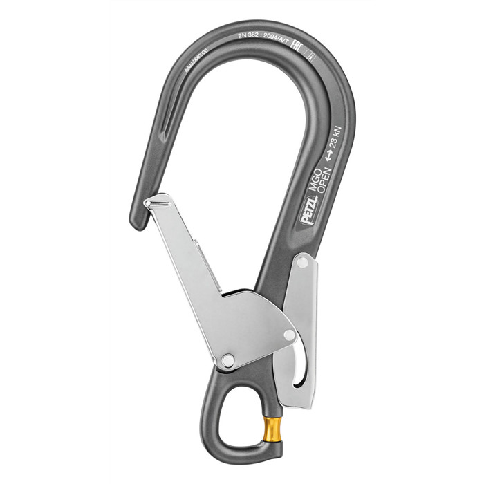 Connecteurs PETZL réf. MGO OPEN Poulies à haut rendement avec émerillon MGO CONNECTEUR OUVERT réf. MGOO 60 Connecteurs PETZL réf. MGO OPEN Poulies à haut rendement avec émerillon MGO CONNECTEUR OUVERT réf. MGOO 60