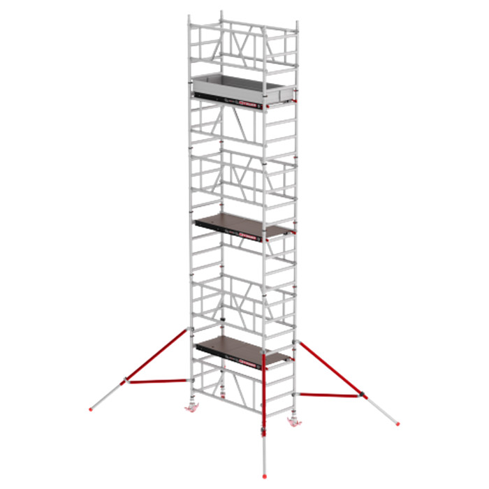 ECHAFAUDAGE compact Mi-Tower PLUS 1m74 x 0.75 m x 5m hauteur PLANCHER ECHAFAUDAGE compact Mi-Tower PLUS 1m74 x 0.75 m x 5m hauteur PLANCHER