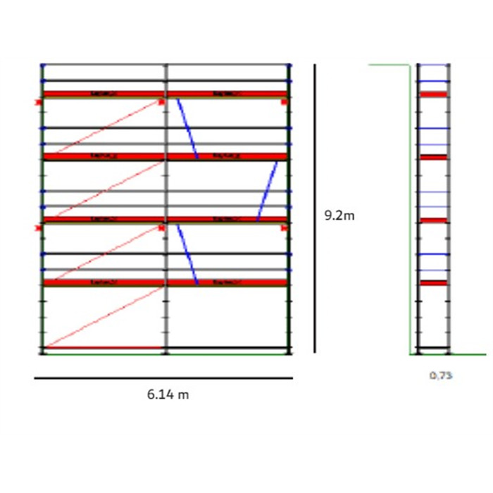 Echafaudage Layher ALL ROUND en acier galvanisé kit de 56 m2 réf. module 9 PROMOTION Echafaudage Layher ALL ROUND en acier galvanisé kit de 56 m2 réf. module 9 PROMOTION