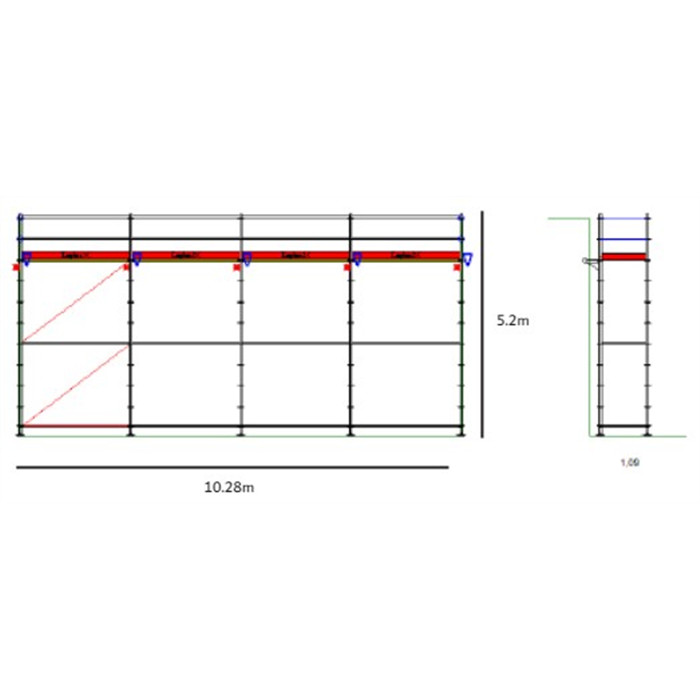 Echafaudage Layher multidirectionnel All Round en acier galvanisé kit 53 m2 réf. module 5 PROMOTION Echafaudage Layher multidirectionnel All Round en acier galvanisé kit 53 m2 réf. module 5 PROMOTION