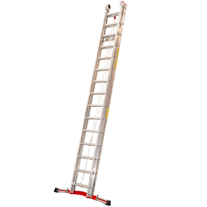 Echelle coulissante à corde type C2 de 2 x 15 échelons hauteurs 4m - 7m conforme aux normes EN131 Echelle coulissante à corde type C2 de 2 x 15 échelons hauteurs 4m - 7m conforme aux normes EN131