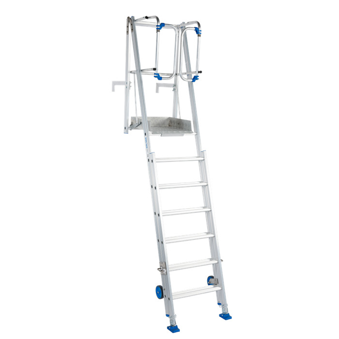 Echelle pré-mur télescopique 7-10 échelons (1.65m - 2.80m) SOLIDE Echelle pré-mur télescopique 7-10 échelons (1.65m - 2.80m) SOLIDE