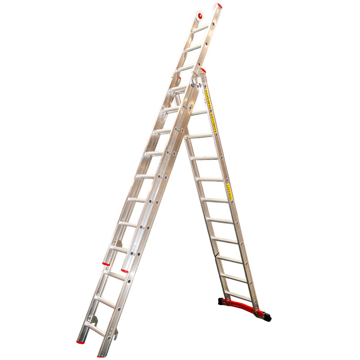 Echelle transformable type T3 de 3 x 11 échelons hauteurs 3m - 7m conforme aux normes EN131 Echelle transformable type T3 de 3 x 11 échelons hauteurs 3m - 7m conforme aux normes EN131