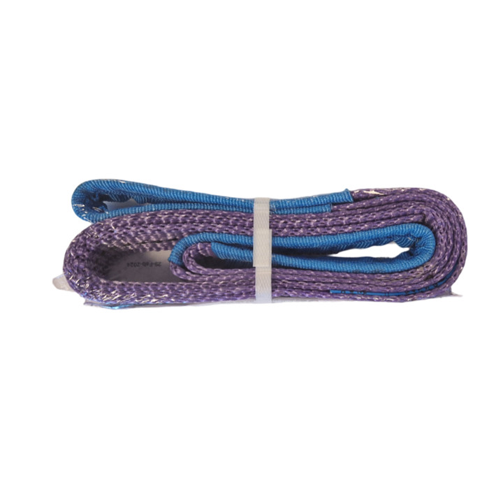 Elingue sangle plate mauve 30 mm x 1.00 m 1T Elingue sangle plate mauve 30 mm x 1.00 m 1T
