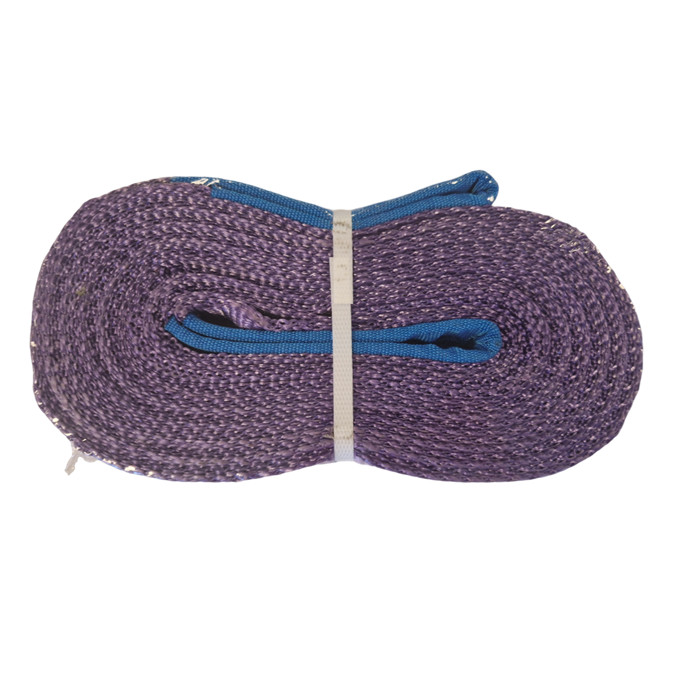 Elingue sangle plate mauve 30 mm x 4.00 m 1T Elingue sangle plate mauve 30 mm x 4.00 m 1T