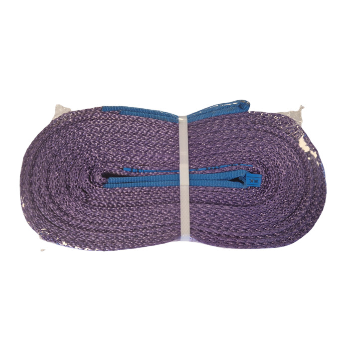 Elingue sangle plate mauve 30 mm x 5.00 m 1T Elingue sangle plate mauve 30 mm x 5.00 m 1T
