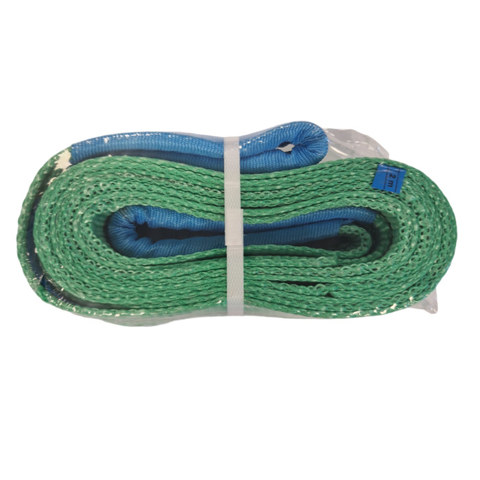 Elingue sangle plate verte 60 mm x 2.00 m 2T Elingue sangle plate verte 60 mm x 2.00 m 2T