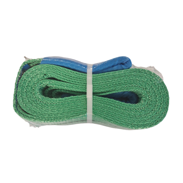 Elingue sangle plate verte 60 mm x 3.00 m 2T Elingue sangle plate verte 60 mm x 3.00 m 2T