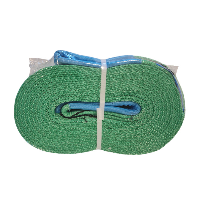 Elingue sangle plate verte 60 mm x 6.00 m 2T Elingue sangle plate verte 60 mm x 6.00 m 2T