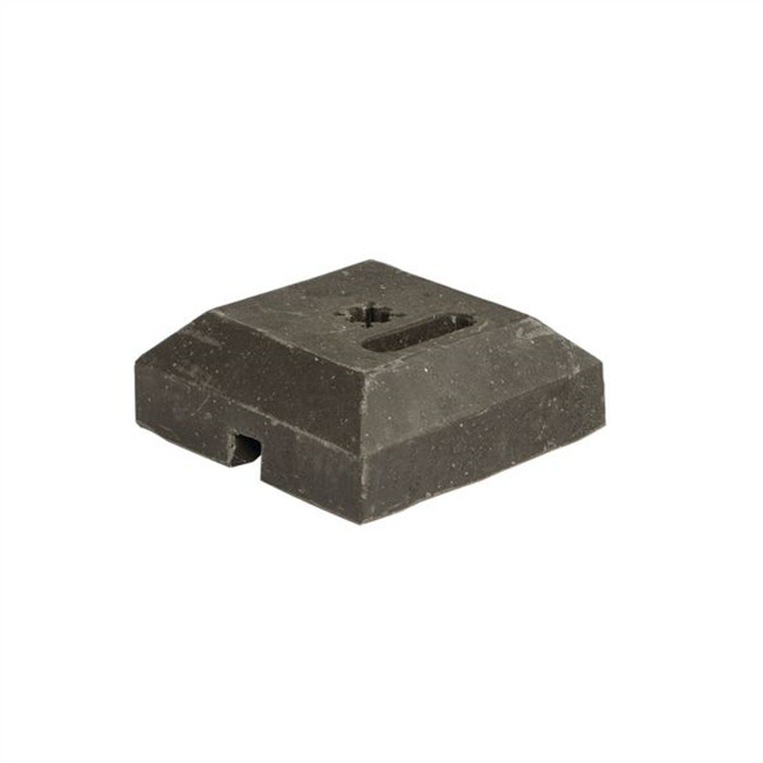 Embase de support "Baby Foot" 38 x 38 x 10 cm pour panneaux de signalisation Embase de support "Baby Foot" 38 x 38 x 10 cm pour panneaux de signalisation