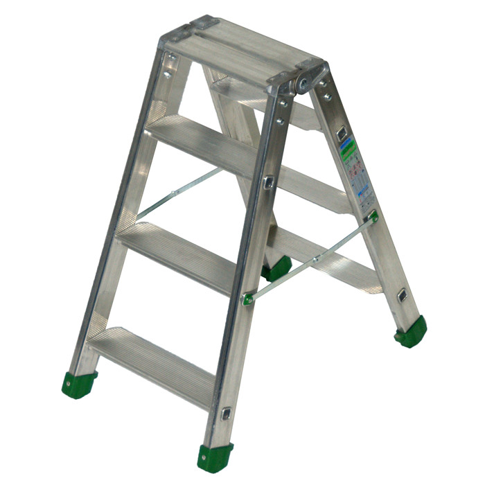 Escabeau Dupla de 2 x 4 marches hauteur plate-forme 0,80 m Escabeau Dupla de 2 x 4 marches hauteur plate-forme 0,80 m