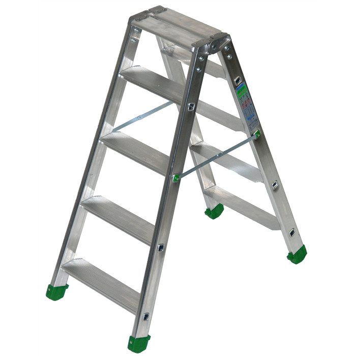 Escabeau Dupla de 2 x 5 marches hauteur plate-forme 1,03 m Escabeau Dupla de 2 x 5 marches hauteur plate-forme 1,03 m