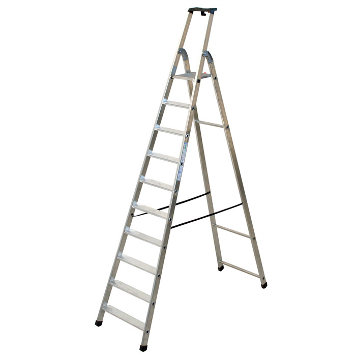 Escabelle Quadra de 10 marches hauteur plate-forme 2.28 m Escabelle Quadra de 10 marches hauteur plate-forme 2.28 m