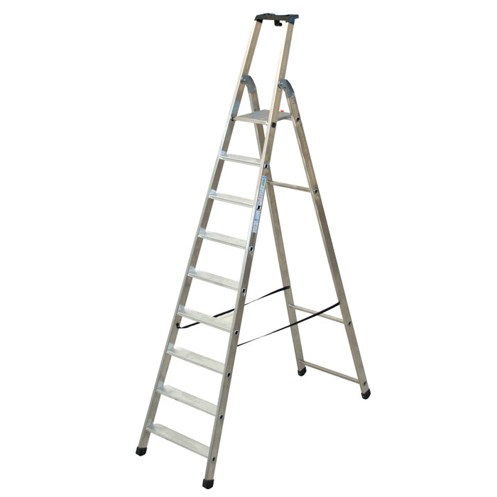 Escabelle Quadra de 9 marches hauteur plate-forme 2.05 m Escabelle Quadra de 9 marches hauteur plate-forme 2.05 m