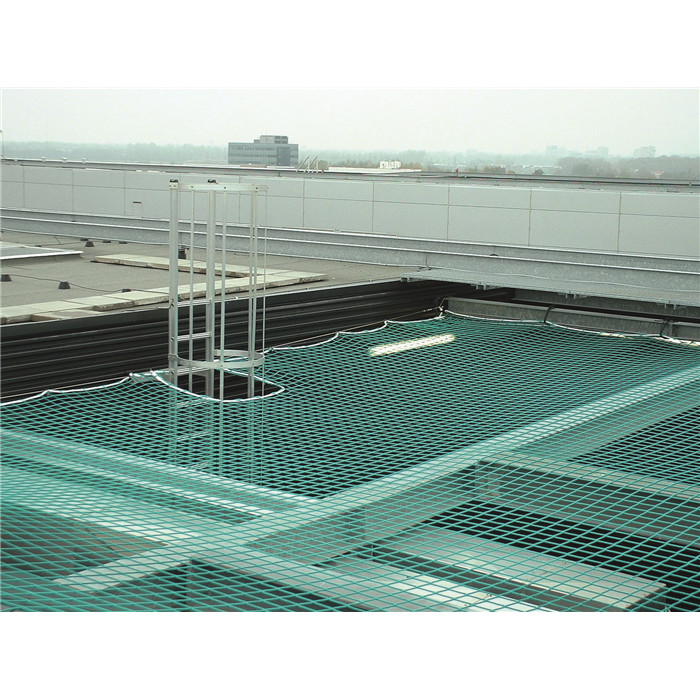 Filet antichute 10,00 m x 10,00 m de sécurité maille 100 (classe A2) VERT Filet antichute 10,00 m x 10,00 m de sécurité maille 100 (classe A2) VERT