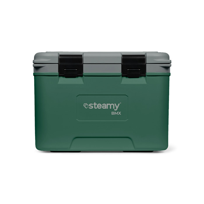 Frigo box de chantier Steamy réf. BMX 21L vert et gris Frigo box de chantier Steamy réf. BMX 21L vert et gris