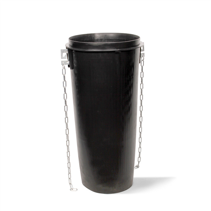 Goulotte à grâvats en PE légère Kanguro + chaîne Goulotte à grâvats en PE légère Kanguro + chaîne