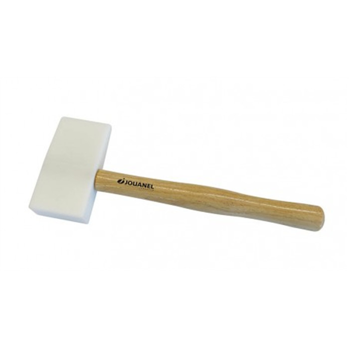 Maillet nylon embout carré et triangulaire de 145x75x35 mm, manche bois Jouanel Maillet nylon embout carré et triangulaire de 145x75x35 mm, manche bois Jouanel