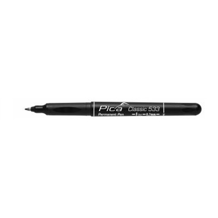 Marqueur Permanent 'F' Noir, Bout rond, 0,7mm Marqueur Permanent 'F' Noir, Bout rond, 0,7mm