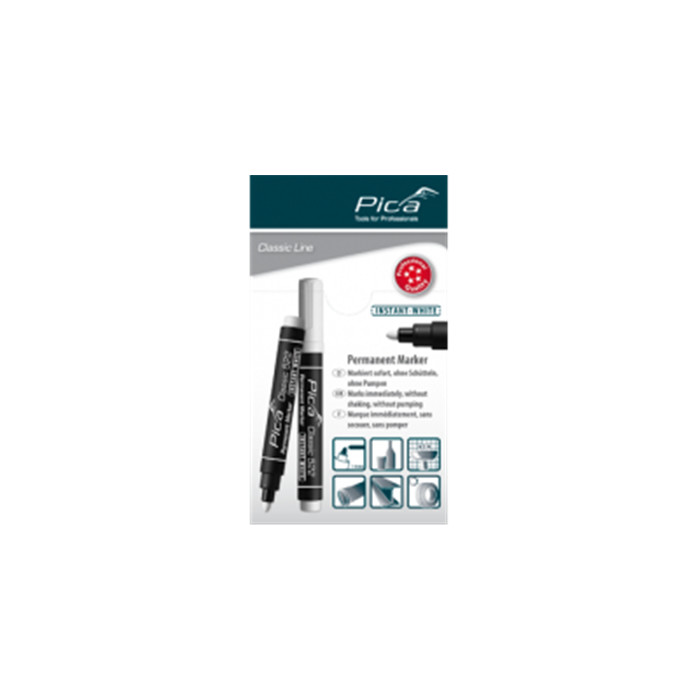 Marqueur Permanent INSTANT Blanc, 1-4mm Marqueur Permanent INSTANT Blanc, 1-4mm