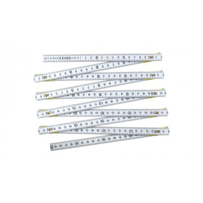Mesure pliante en Dural, graduation ineffaçable 2 m, finition métal Jouanel Mesure pliante en Dural, graduation ineffaçable 2 m, finition métal Jouanel