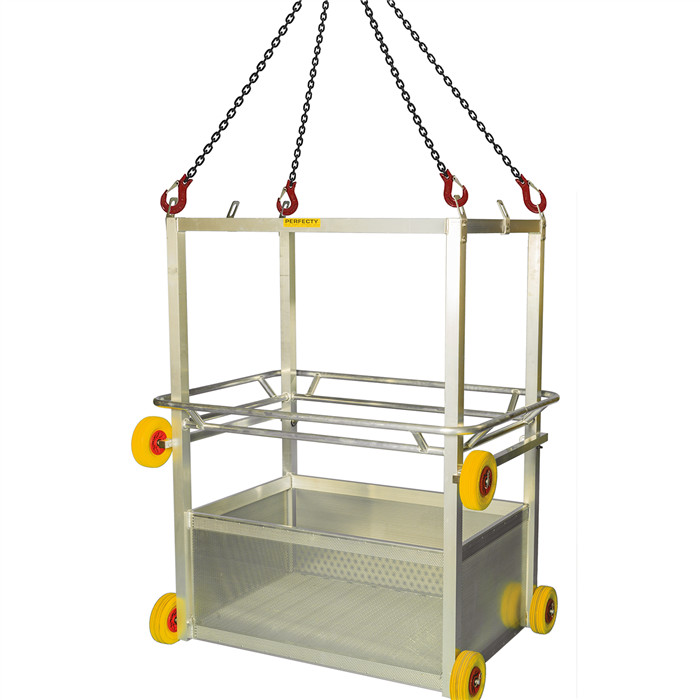 Nacelle en alu pour grue réf KS200 - 75 kg - capacité de charge 200 kg Nacelle en alu pour grue réf KS200 - 75 kg - capacité de charge 200 kg