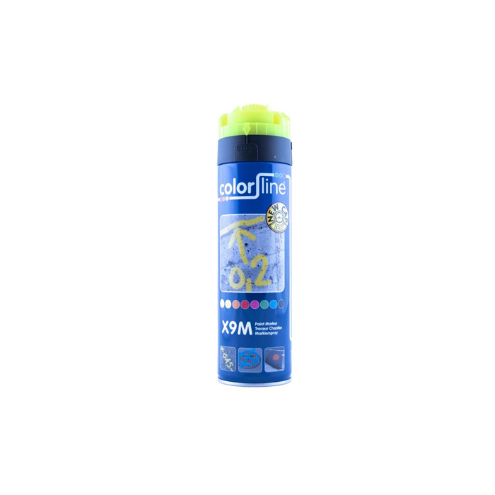 Paintl Marker 580 gr (traceur de chantier X9M) jaune fluo Paintl Marker 580 gr (traceur de chantier X9M) jaune fluo