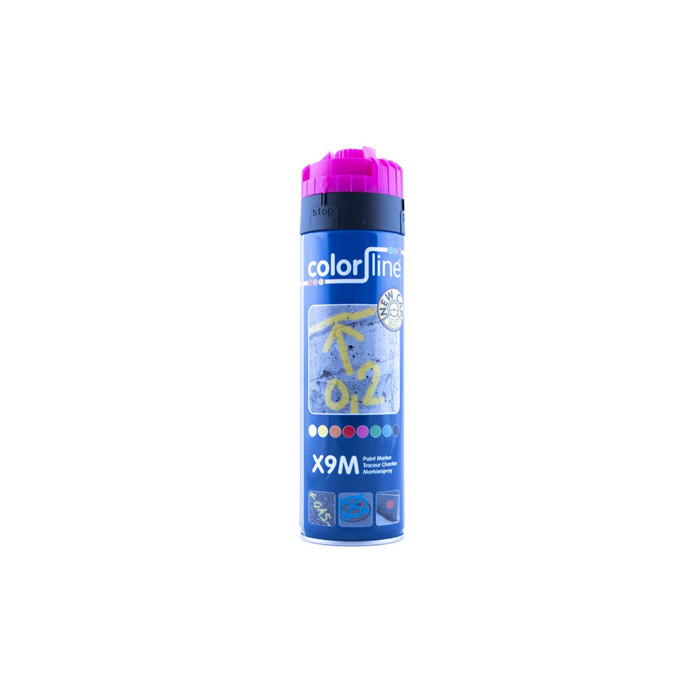 Paintl Marker 580 gr (traceur de chantier X9M) rose fluo Paintl Marker 580 gr (traceur de chantier X9M) rose fluo