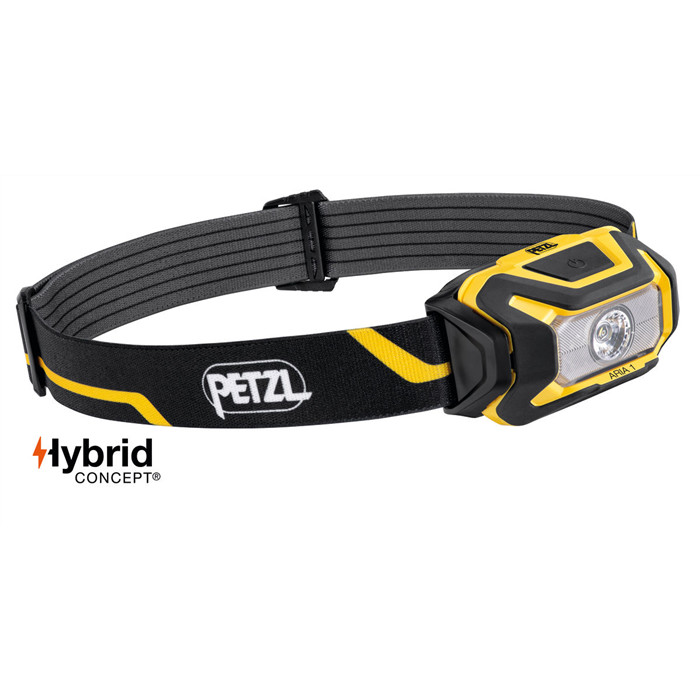 PETZL ARIA1 Lampe frontale compacte, robuste et étanche, adaptée à la vision de proximité. 350 lumens PETZL ARIA1 Lampe frontale compacte, robuste et étanche, adaptée à la vision de proximité. 350 lumens