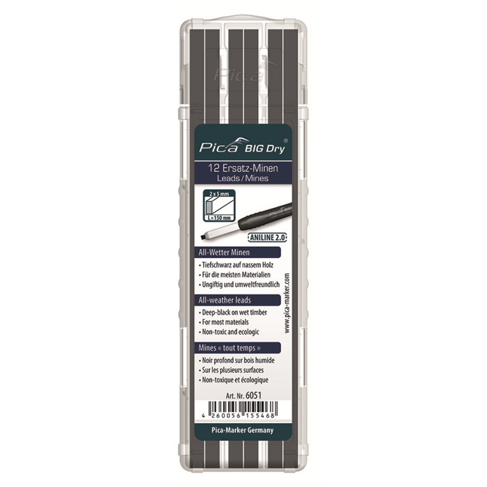 Pica BIG-Dry set de mines ANILINE 2.0 Pica BIG-Dry set de mines ANILINE 2.0
