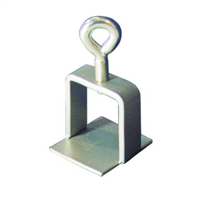 Pince métallique 40 x 40 mm pour panneau de signalisation Pince métallique 40 x 40 mm pour panneau de signalisation