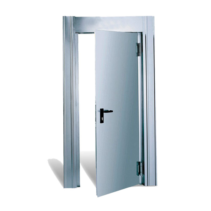 Porte de chantier en acier galvanisé Porte de chantier en acier galvanisé