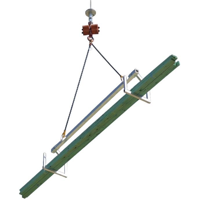 Porte-lattes en aluminium pour grue réf LGG-1800 poids 25 kg - capacité de charge 200 kg Porte-lattes en aluminium pour grue réf LGG-1800 poids 25 kg - capacité de charge 200 kg