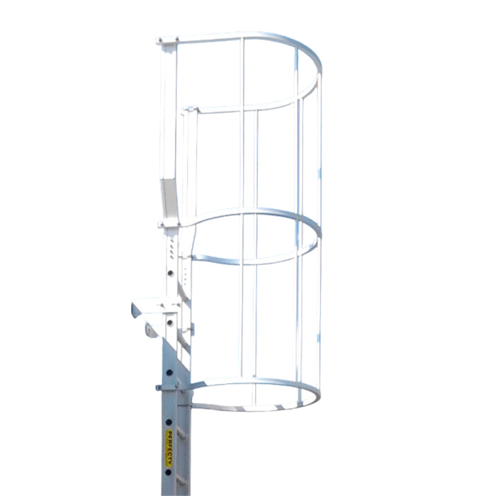 Sortie évasée en tête d'échelle avec crinoline complète Sortie évasée en tête d'échelle avec crinoline complète