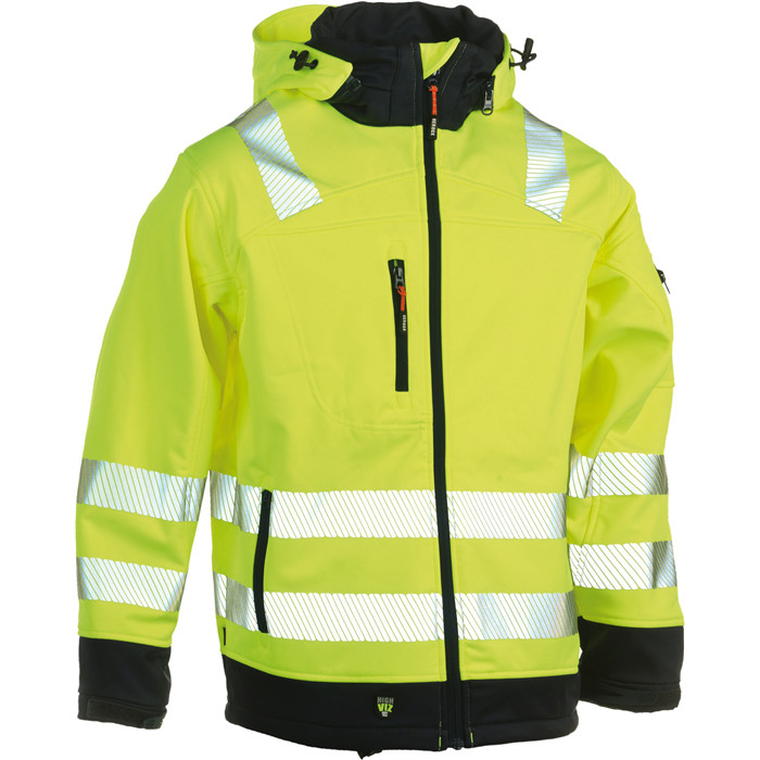 Veste Softshell Haute visibilité réf. Gregor HEROCK HIGHVIZ Veste Softshell Haute visibilité réf. Gregor HEROCK HIGHVIZ